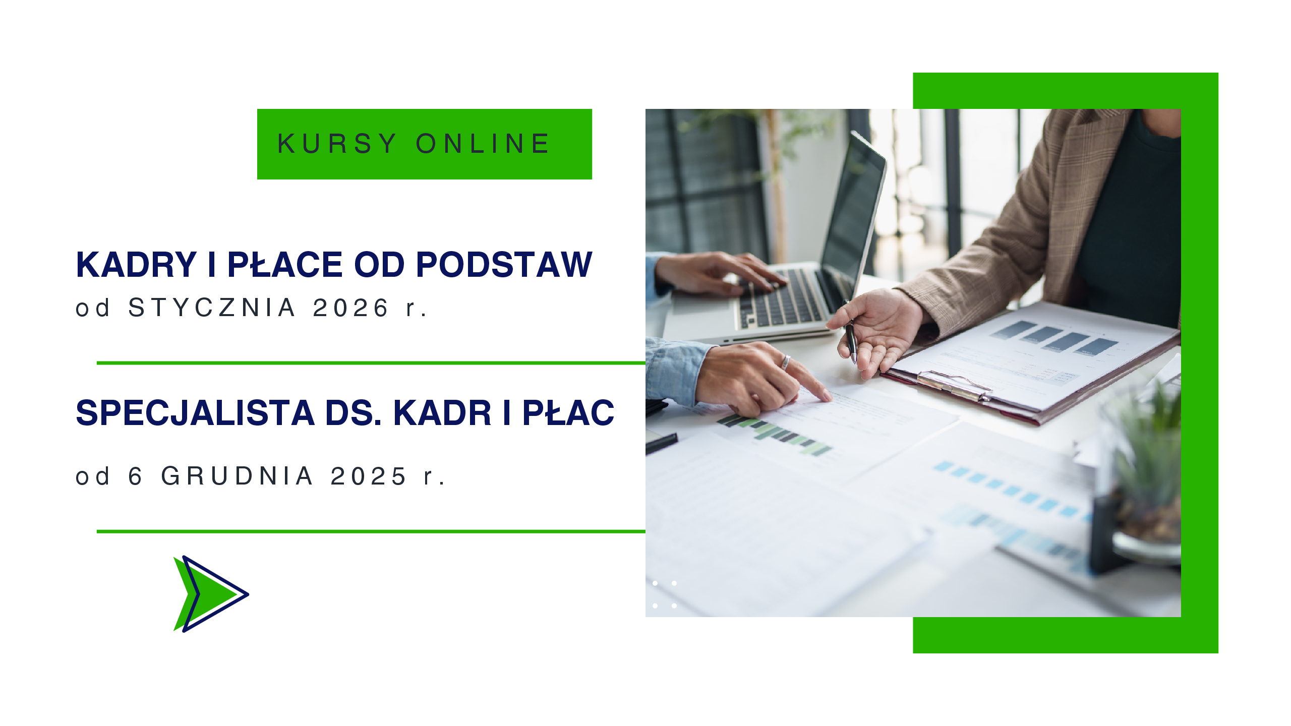 Oferta kursów z zakresu Kadr i Płac!