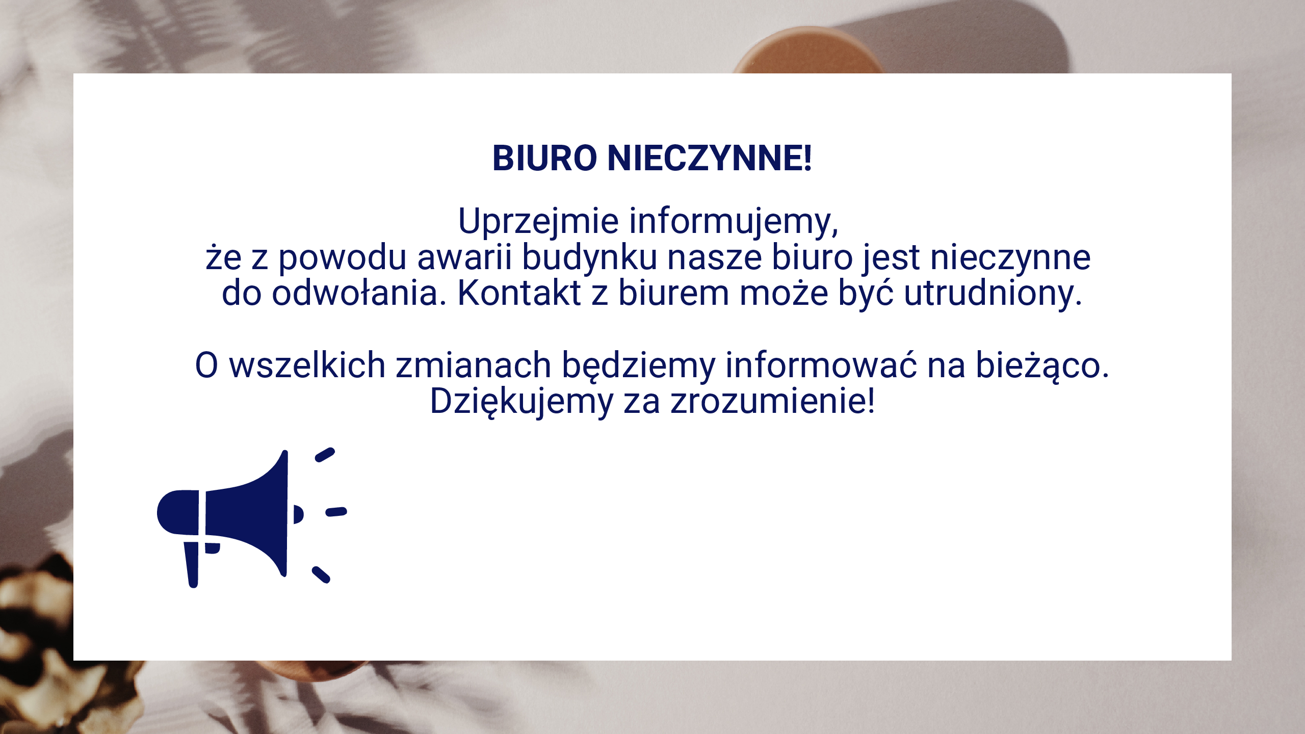 Biuro SKwP nieczynne do odwołania!