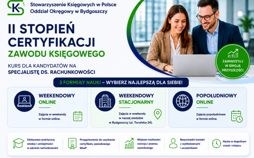 Rozpocznij swoją przygodę z księgowością i zdobądź certyfikat SKwP 💼📚