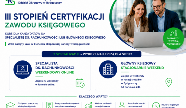 III stopień certyfikacji zawodu księgowego