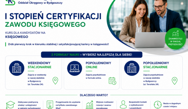 I stopień certyfikacji zawodu księgowego